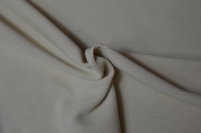 Rippjersey | Ottoman uni | Ecru